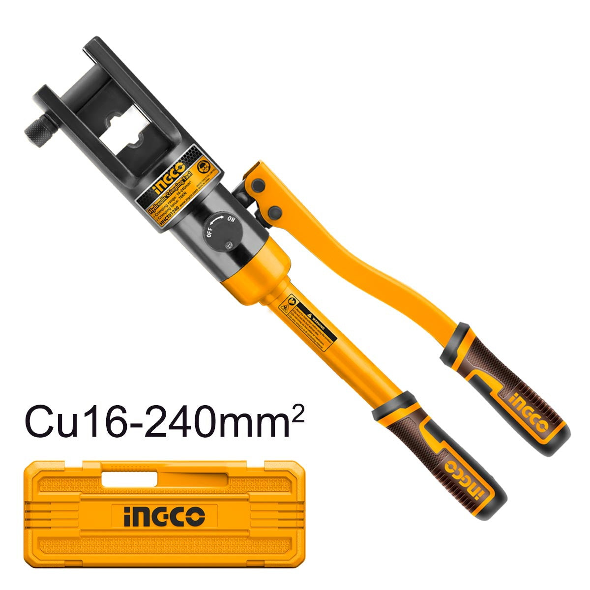 Ingco HHCT01240 Υδραυλική Πρέσα Ακροδεκτών 70kN