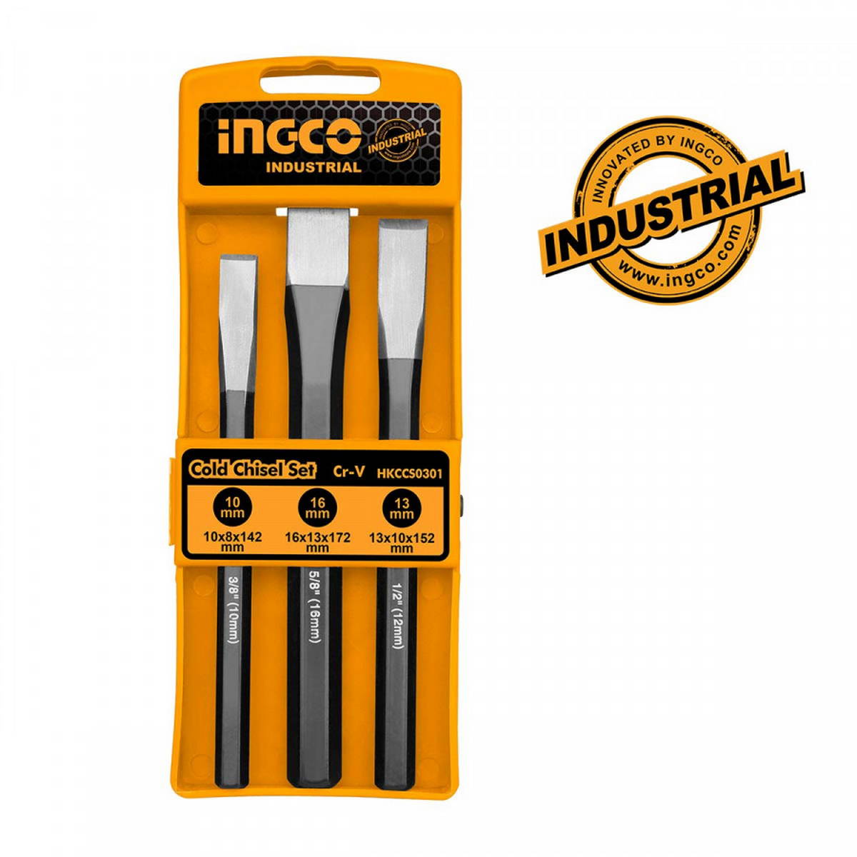 INGCO HKCCS0301 Επαγγελματικά Καλέμια Σετ 3 Τεμ