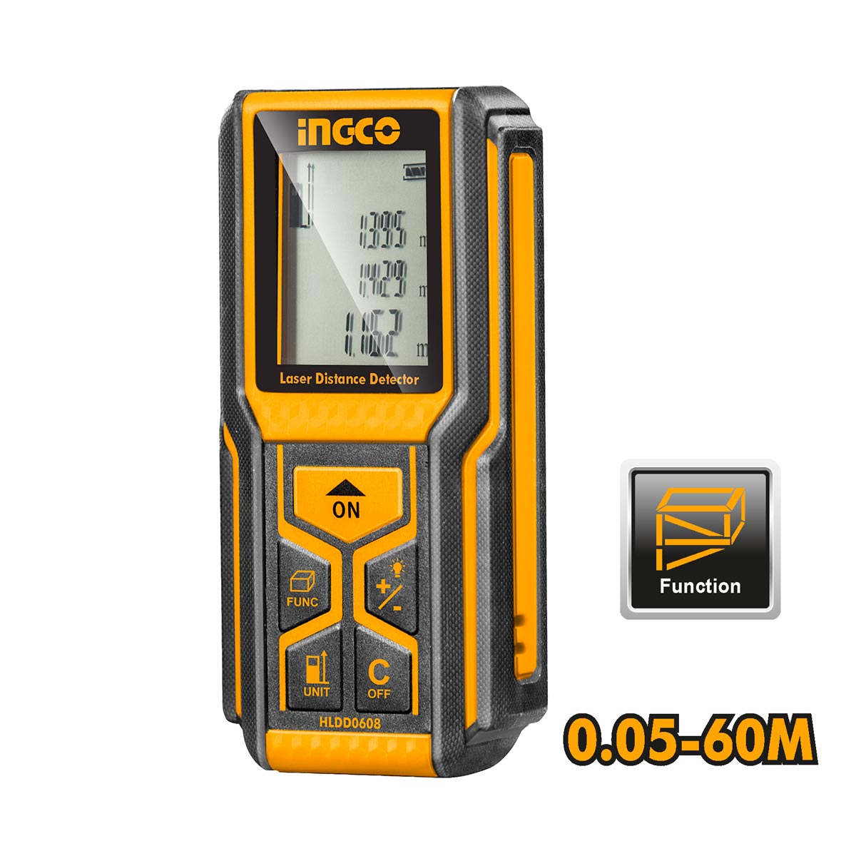 INGCO HLDD0608 Μετρητής Αποστάσεων Laser 60m
