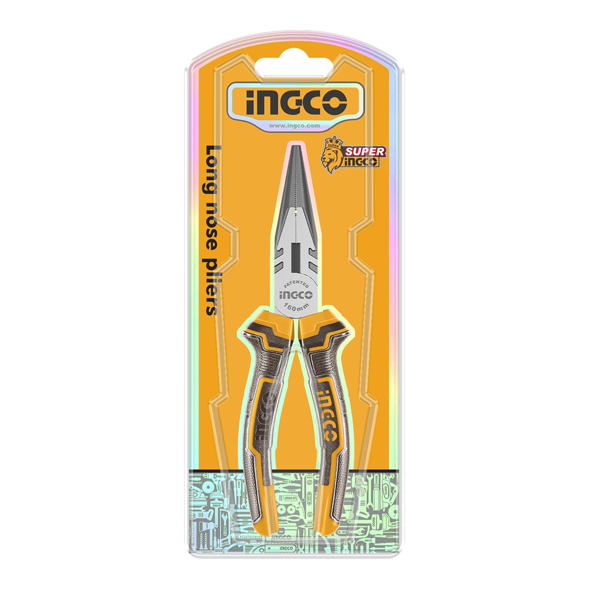 INGCO HLNP08168 Basic Μυτοτσίμπιδο Ίσιο 160mm