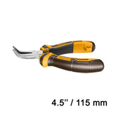 INGCO HMBNP08115 Μίνι Μυτοτσίμπιδο Κυρτό (Στραβοτσίμπιδο) 115mm