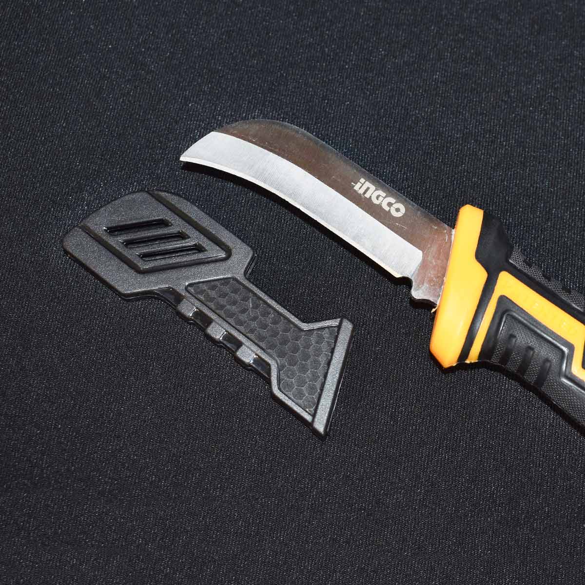 INGCO HPK82001 Μαχαίρι Σουγιάς Ηλεκτρολόγων (Απογυμνωτής Καλωδίων) Κυρτό 200mm