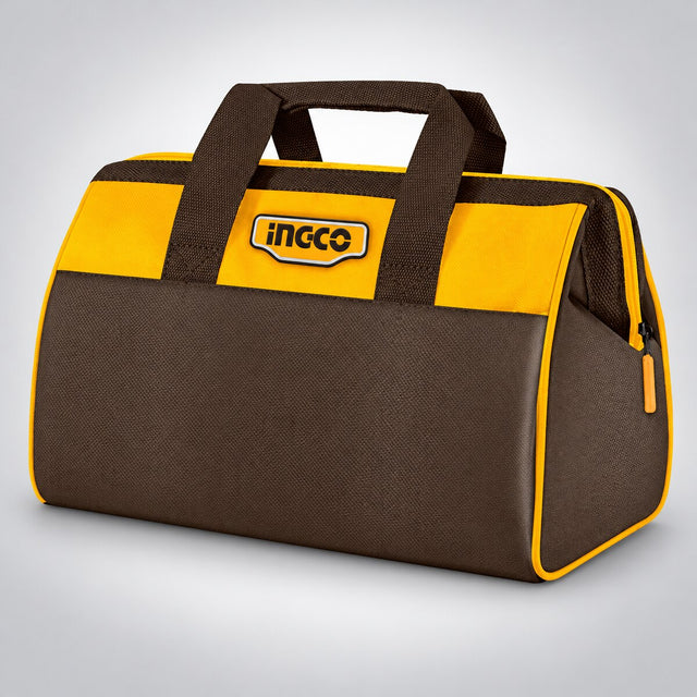 Ingco HTBG281328 τσάντα εργαλείων 13 ιντσών από πολυεστέρα 1680D με έξι εξωτερικές θήκες σε γκρι φόντο – Dagiopoulos.gr