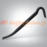 Ingco HWBA01142 λοστός 350 × 22 × 12 mm με εγκοπές για αφαίρεση καρφιών σε διαγώνια όψη
