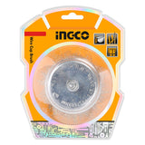 INGCO WB30501 Βούρτσα Συρμάτινη (Συρματόβουρτσα) Δραπάνου Καμπάνα Με Άξονα 50mm