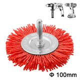 INGCO WB41005 Βούρτσα Nylon Δραπάνου Ρόδα Με Άξονα 100mm