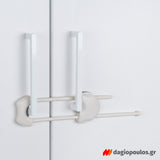 Inofix 5106 Κλειδαριά Παιδικής Ασφάλειας Εξωτερική Συρόμενη 17x246x57mm