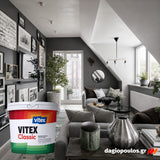 Vitex Classic Πλαστικό Χρώμα Εσωτερικών Τοίχων Υψηλής Ποιότητας Ματ