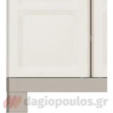 Keter Excellence High Ντουλάπα Μονόφυλλη Ψηλή Με 4 Ράφια Μπεζ