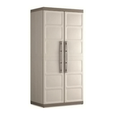 Keter Excellence High XL Ντουλάπα Δίφυλλη Ψηλή Με 4 Ράφια Μπεζ 305Ltr