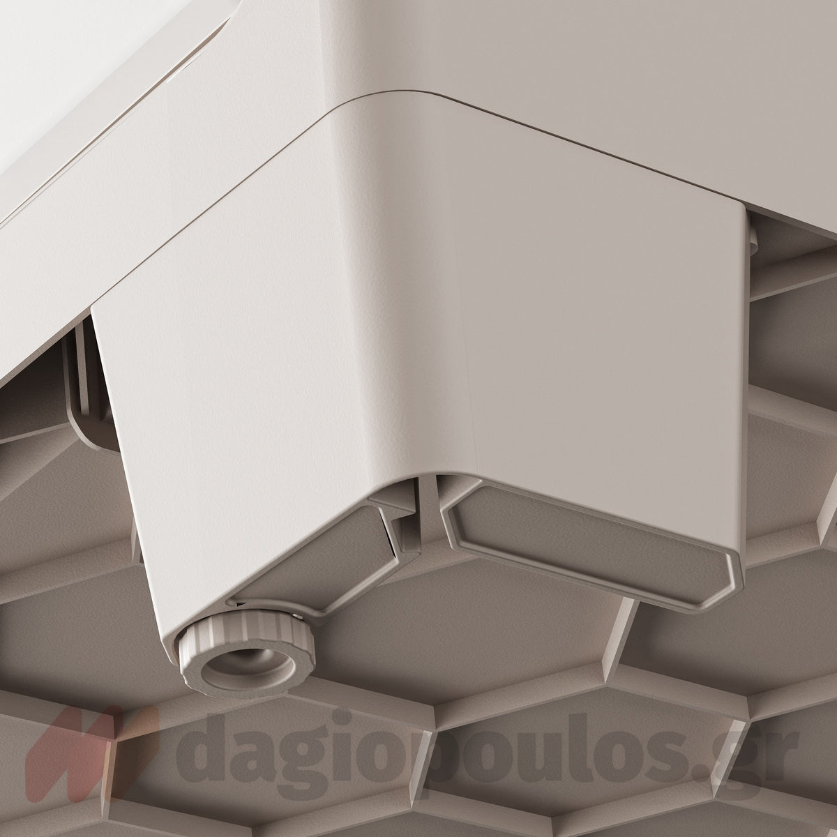 Keter Gulliver Tall Multispace Ντουλάπα Δίφυλλη Ψηλή Με 4 Ράφια & Χώρισμα Μπεζ