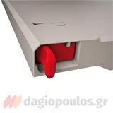 Keter Gulliver Tall Multispace Ντουλάπα Δίφυλλη Ψηλή Με 4 Ράφια & Χώρισμα Μπεζ