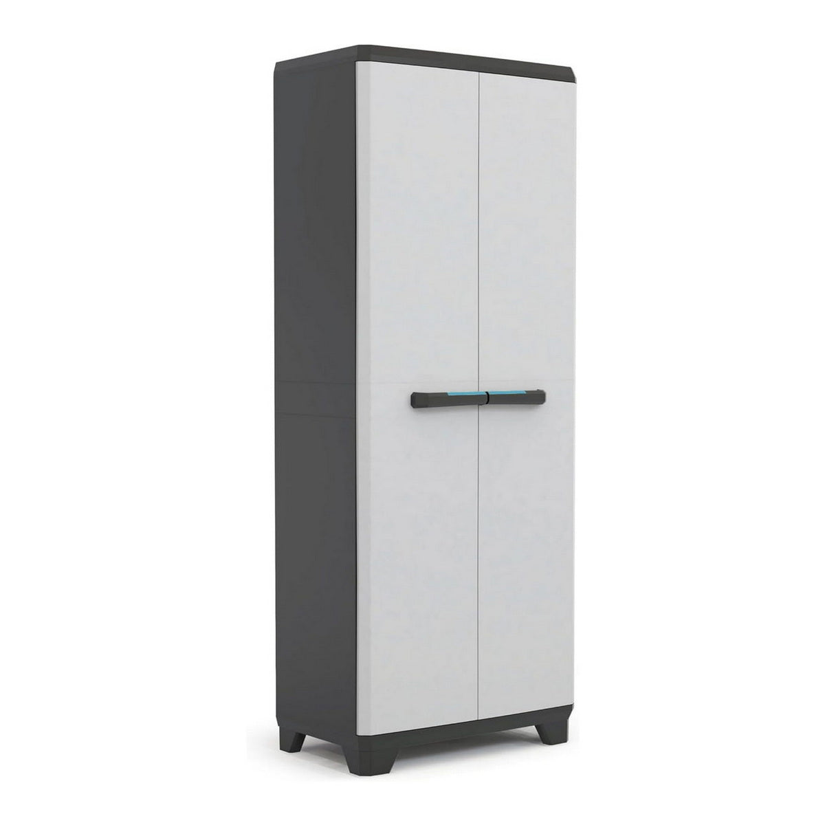 Keter Linear Tall Ντουλάπα Ψηλή Με 3 Ράφια Γκρι Ανοικτό