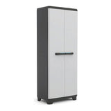 Keter Linear Tall Ντουλάπα Ψηλή Με 3 Ράφια Γκρι Ανοικτό