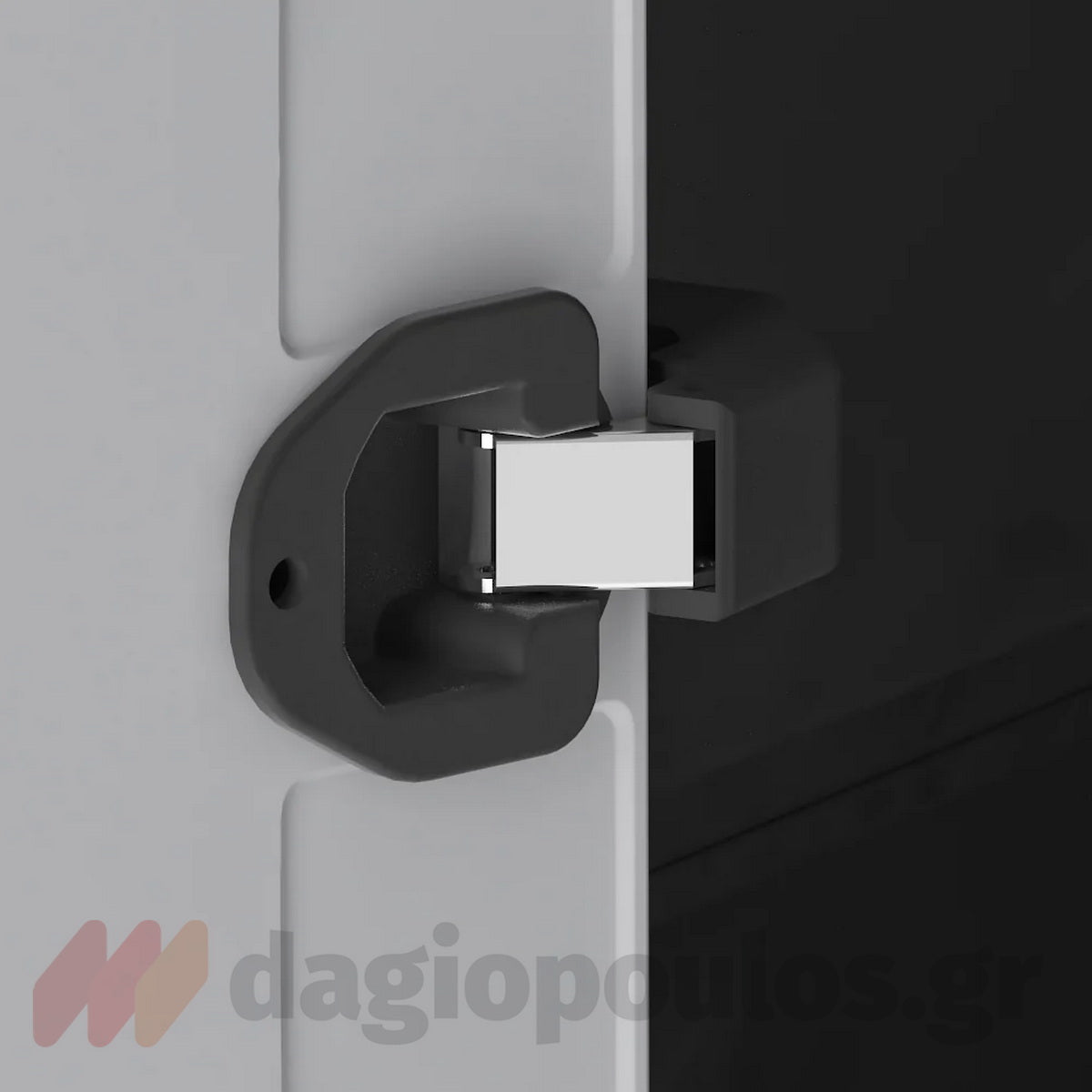 Keter Titan Base Ντουλάπα Δίφυλλη Χαμηλή Με 2 Ράφια Γκρι / Μαύρη