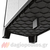 Keter Titan Tall Ντουλάπα Δίφυλλη Ψηλή Με 4 Ράφια Γκρι / Μαύρη