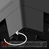 Keter Titan Tall Ντουλάπα Δίφυλλη Ψηλή Με 4 Ράφια Γκρι / Μαύρη