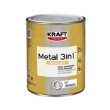 Kraft Metal 3 in 1 Metallized Μεταλλιζέ Χρώμα Κατευθείαν Στη Σκουριά MAT 508 ΧΑΛΚΟΣ