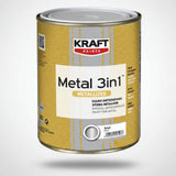 Kraft Metal 3 in 1 Metallized Μεταλλιζέ Χρώμα Κατευθείαν Στη Σκουριά ΓΥΑΛΙΣΤΕΡΟ (ΠΕΡΛΑ) 512 ΑΣΗΜΙ