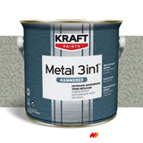 Kraft Metal 3 in 1 Hammered Σφυρήλατο Χρώμα Κατευθείαν Στη Σκουριά ΜΠΟΡΝΤΩ