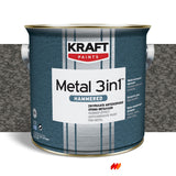 Kraft Metal 3 in 1 Hammered Σφυρήλατο Χρώμα Κατευθείαν Στη Σκουριά ΜΠΟΡΝΤΩ