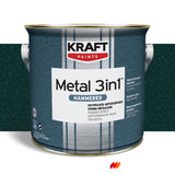 Kraft Metal 3 in 1 Hammered Σφυρήλατο Χρώμα Κατευθείαν Στη Σκουριά ΜΠΟΡΝΤΩ