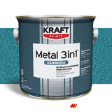 Kraft Metal 3 in 1 Hammered Σφυρήλατο Χρώμα Κατευθείαν Στη Σκουριά ΜΠΟΡΝΤΩ