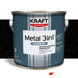 Kraft Metal 3 in 1 Hammered Σφυρήλατο Χρώμα Κατευθείαν Στη Σκουριά ΜΠΟΡΝΤΩ