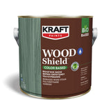 Kraft Wood Shield Color Based Οικολογικό Βερνίκι Εμποτισμού Πολυουρεθάνης Νερού Ημιματ 124 ΦΥΣΤΙΚΙΑ 2.5Ltr