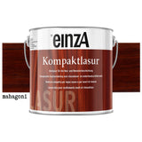 einzA Kompaktlasur Βερνίκι Εμποτισμού Προστασίας Ξύλου Διαλύτου ΜΑΟΝΙ (MAHAGONI)