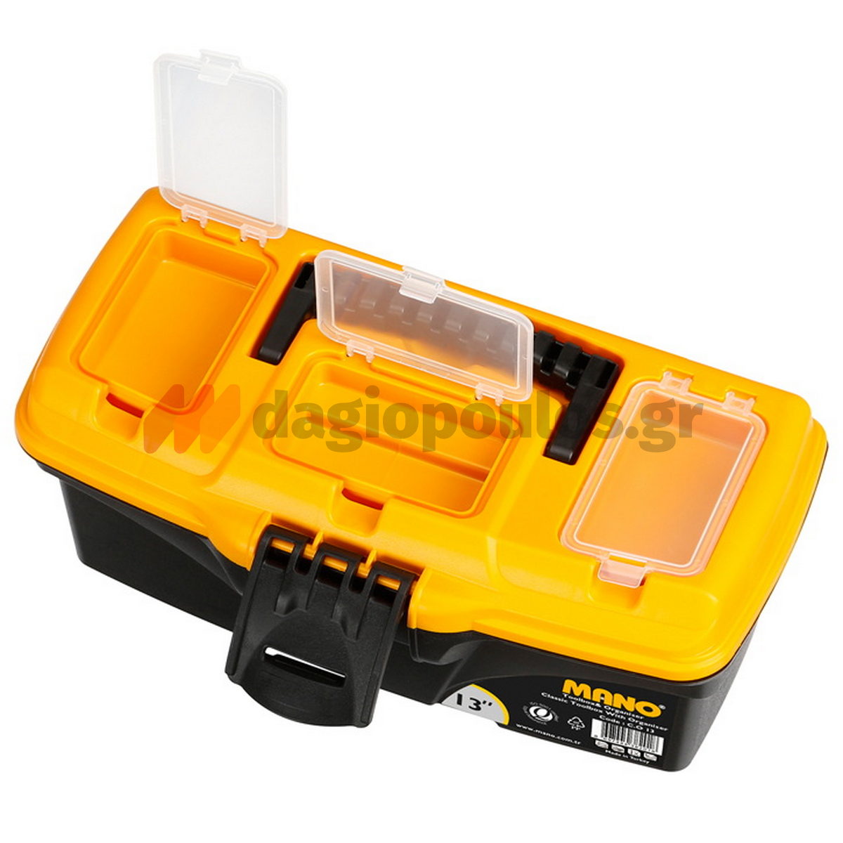 Mano 13101-08 Εργαλειοθήκη Κλειστή 13"