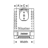 Master Lock 1177D ProSeries Λουκέτο Υπερασφαλείας Συνδυασμού Με Προστασία Λαιμού 57mm