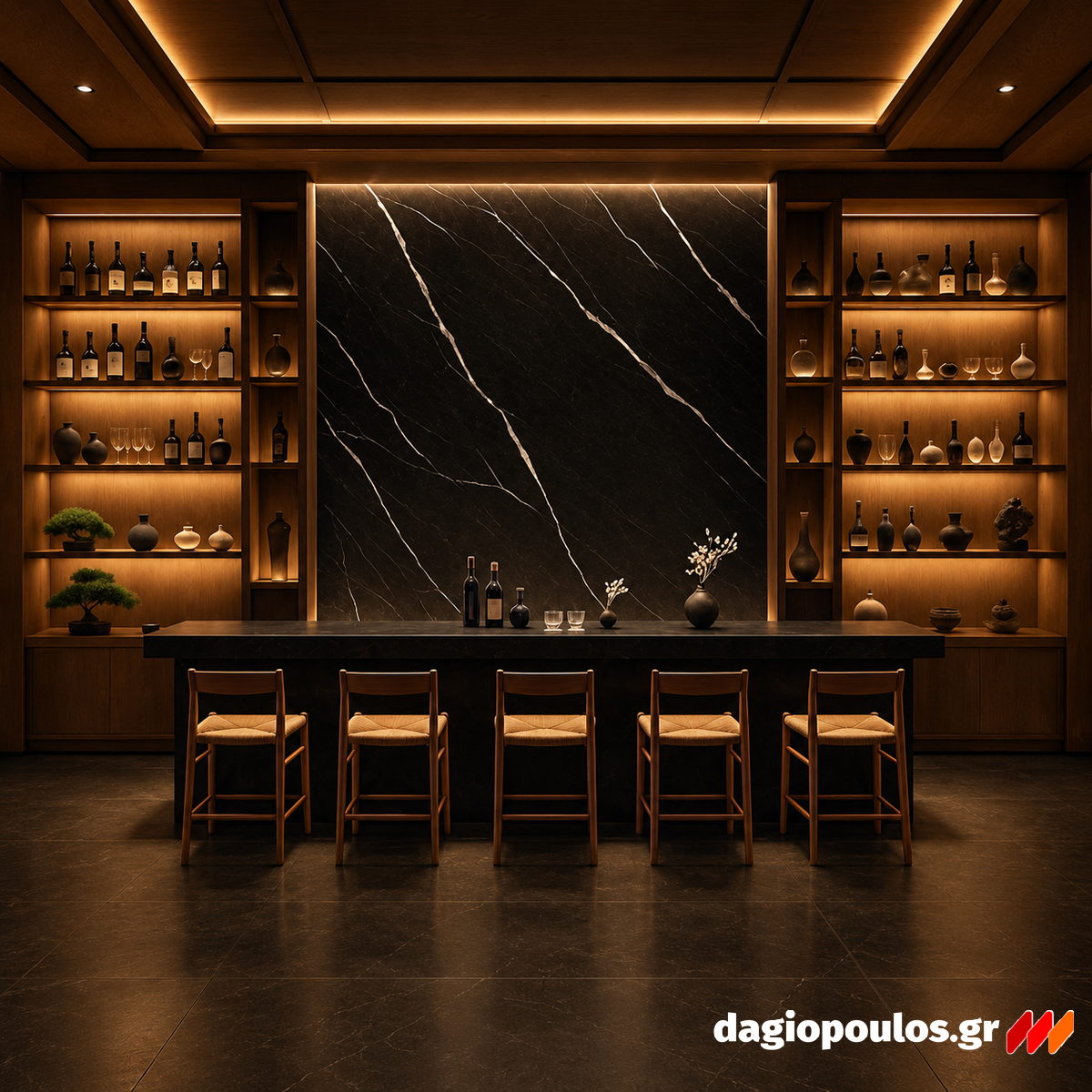 Mega Panel PVC 204 CARRARA BLACK 1220mmx2800mm