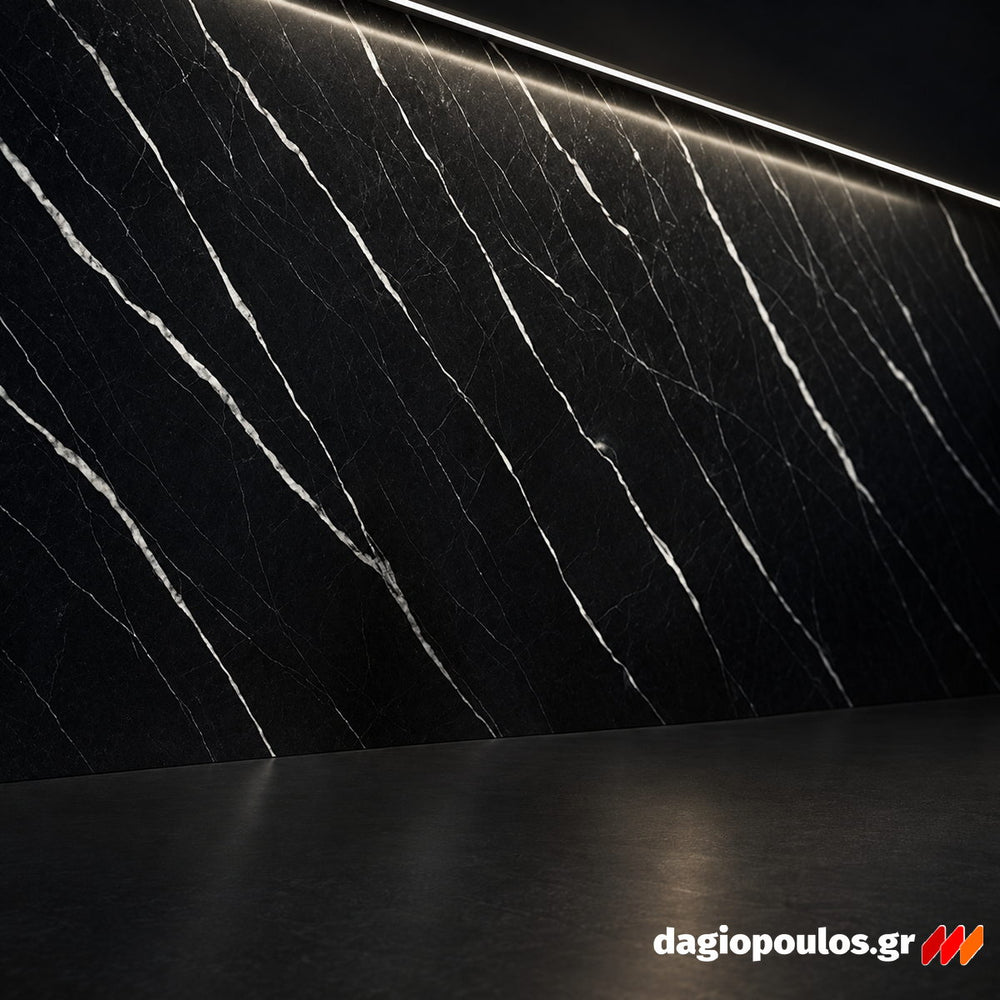 Mega Panel PVC 204 CARRARA BLACK 1220mmx2800mm