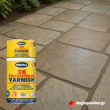 Mercola 2K Polyurethane Varnish Βερνίκι 2 Συστατικών Αλειφατικής Πολυουρεθάνης Διαλύτου Πολλαπλών Εφαρμογών ΜΑΤ