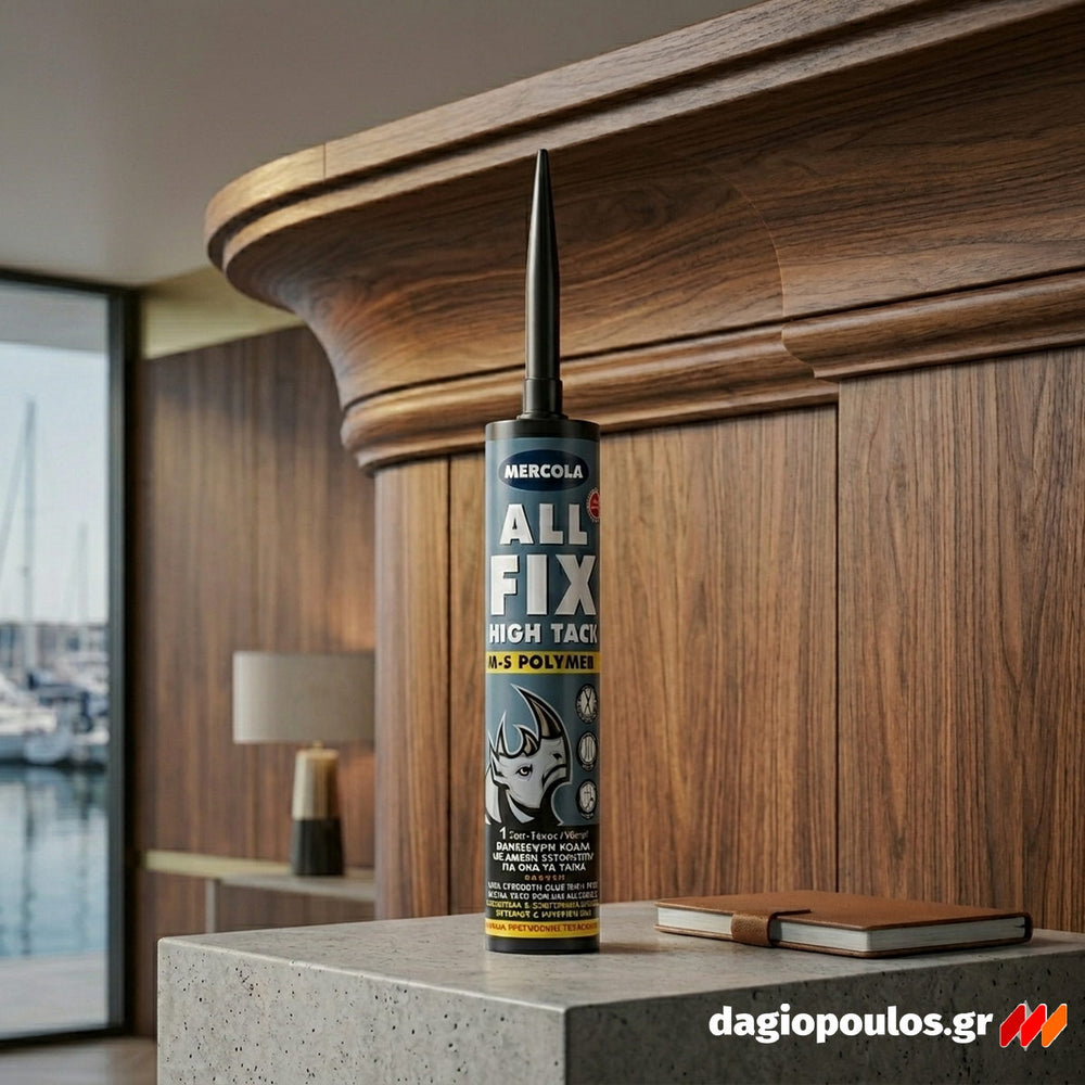 Mercola All Fix High Tack Πανίσχυρη Υβριδική Κόλλα Άμεσης Συγκράτησης ΛΕΥΚΗ