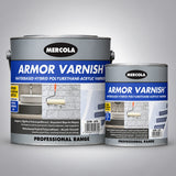 Mercola Armor Varnish Διαφανές Υβριδικό PU – Ακρυλικό Βερνίκι Νερού ΣΑΤΙΝΕ