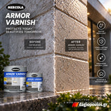Mercola Armor Varnish Διαφανές Υβριδικό PU – Ακρυλικό Βερνίκι Νερού ΣΑΤΙΝΕ