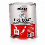 Mercola Minos Fire Coat Βερνικόχρωμα Υψηλής Θερμοκρασίας 650°C ΜΑΥΡΟ
