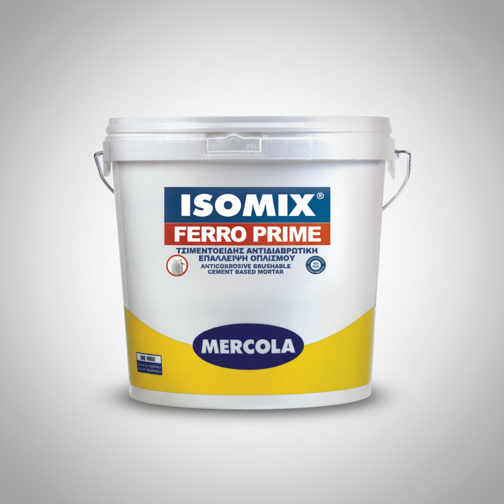 Mercola Isomix Ferro Prime Επαλειφόμενο Αντιδιαβρωτικό Οπλισμού Κεραμιδί
