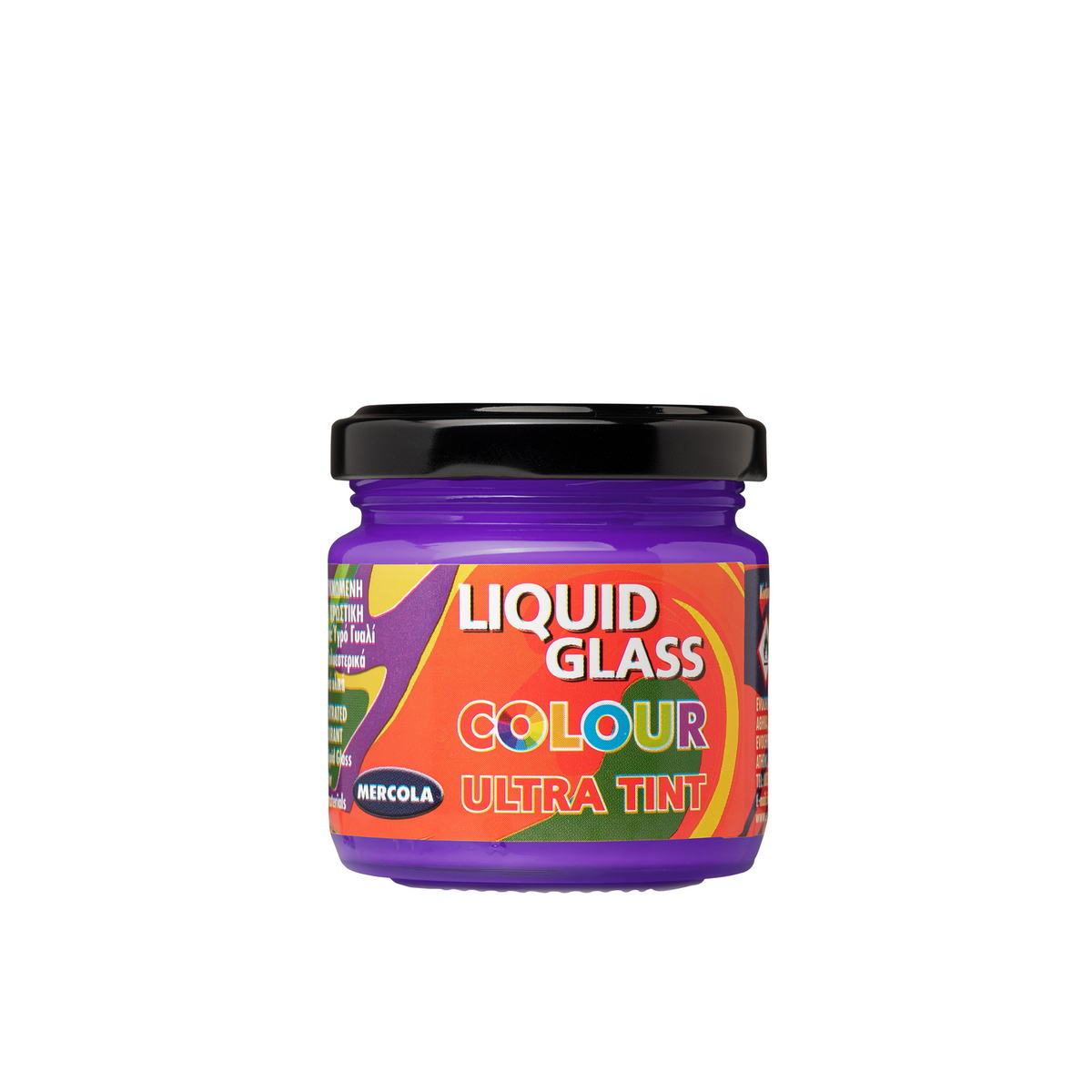 Mercola LIQUID GLASS COLOUR ULTRA TINT Αδιαφανείς Χρωστικές Υγρού Γυαλιού, Πολυεστερικών και Πολυουρεθανικών Ματζέντα 90ml