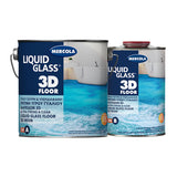 Mercola Liquid Glass 3D Ισχυρή Υπερδιάφανη Εποξειδική Ρητίνη Υγρού Γυαλιού Για Δάπεδα 3D