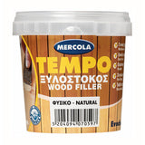 Mercola Tempo Wood Putty Ξυλόστοκος Νερού Έγχρωμος 200gr ΚΑΡΥΔΙΑ ΑΝΟΙΚΤΗ