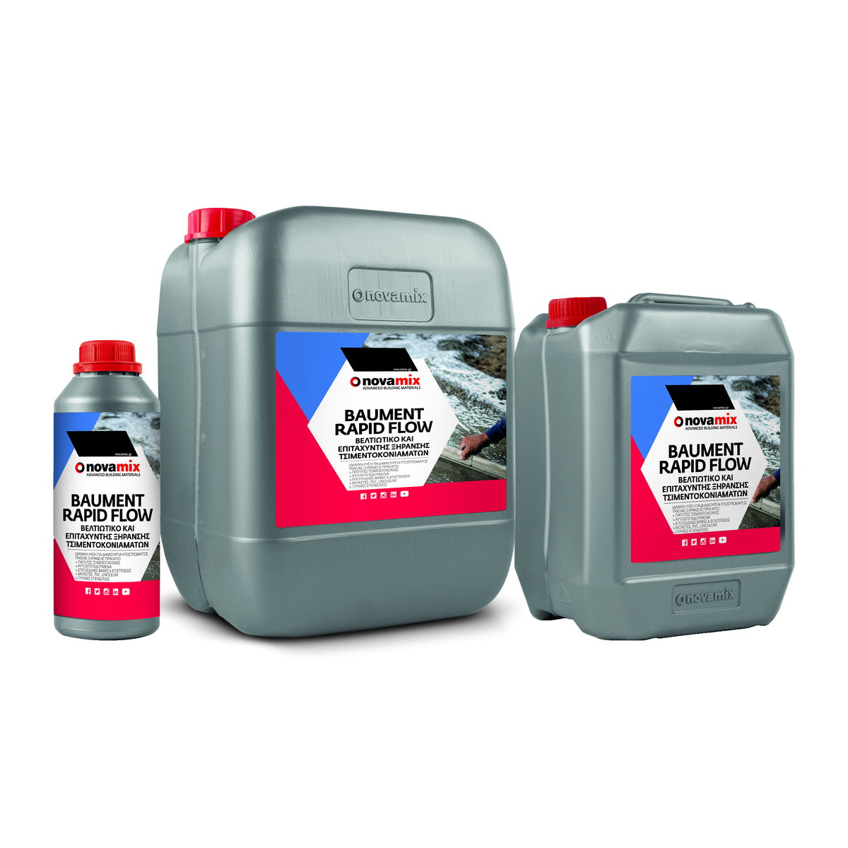 Novamix Baument Rapid Flow Επιταχυντής - Ρευστοποιητής Κονιαμάτων