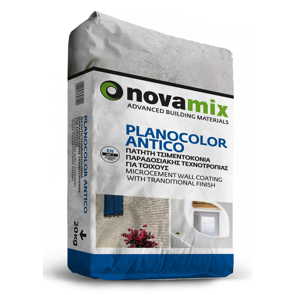Novamix Planocolor Antico Σπατουλαριστό Τσιμεντοκονίαμα Τεχνοτροπίας 20kgr