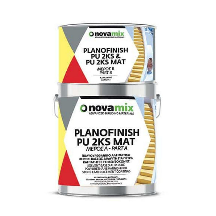 Novamix Planofinish PU 2KS MAT Αλοιφατικό Πολυουρεθανικό Βερνίκι 2 | Dagiopoulos.gr
