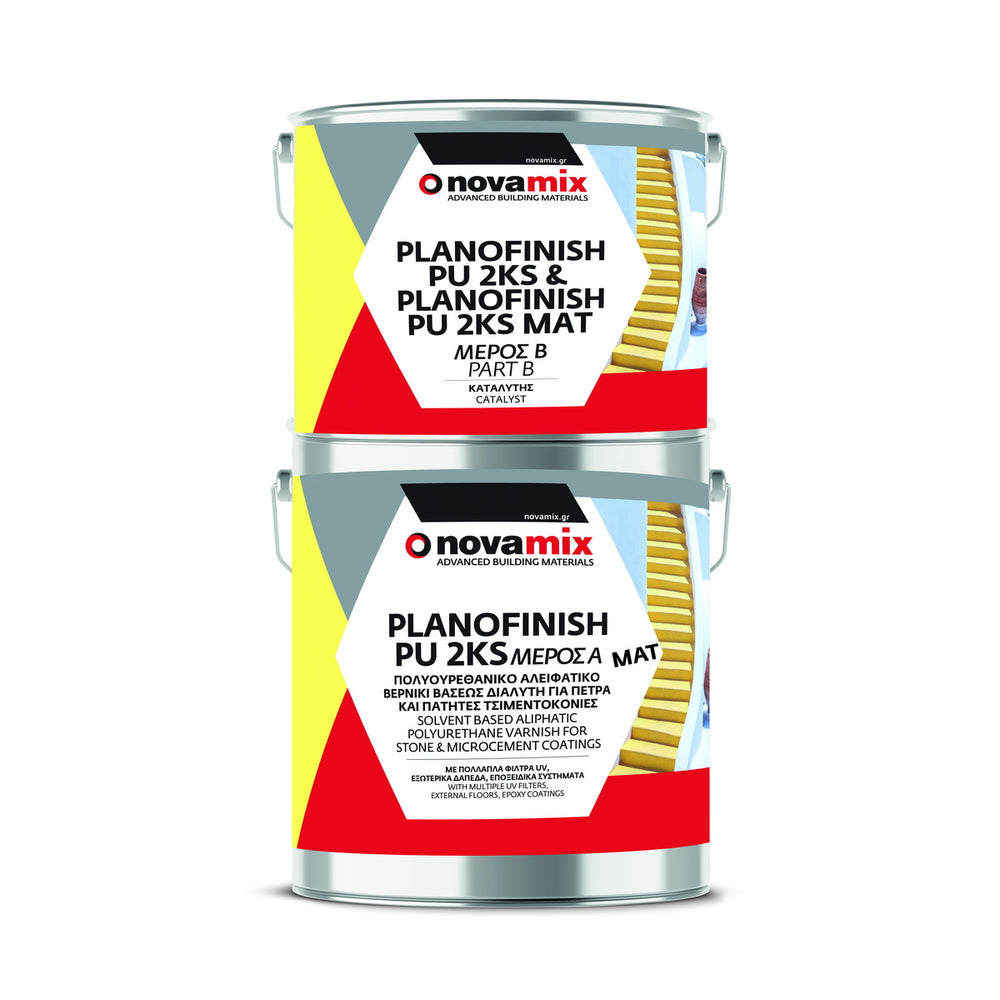 Novamix Planofinish PU 2KS MAT Βερνίκι Αλειφατικής Πολυουρεθάνης 2 Συστ.ΜΑΤ