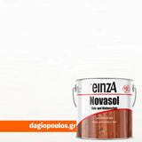 einzA Novasol Holz- und Wetterschutz Lasur Weiß Deckend Βερνίκι - Λάδι Gel Εμποτισμού Ξύλου ΛΕΥΚΟ