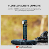 Olight Perun 3 Φακός Κεφαλής Επαναφορτιζόμενος 3000 Lumens