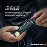 Olight Perun 3 Φακός Κεφαλής Επαναφορτιζόμενος 3000 Lumens